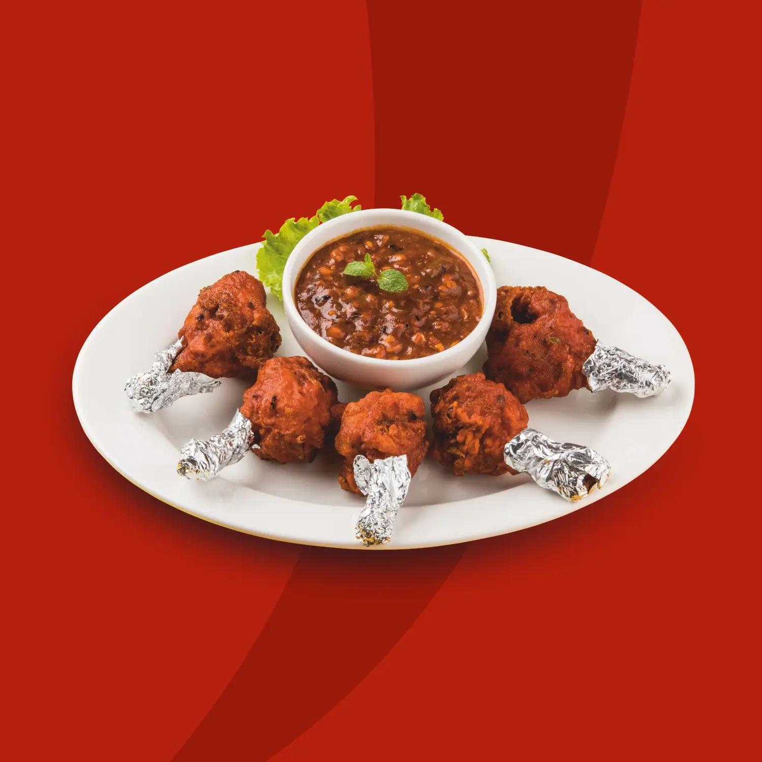 Chicken Lollipop at Resunga Momo & Curry Tracy, California and Lathrop – crispy Nepali appetizer with Skiplyn.