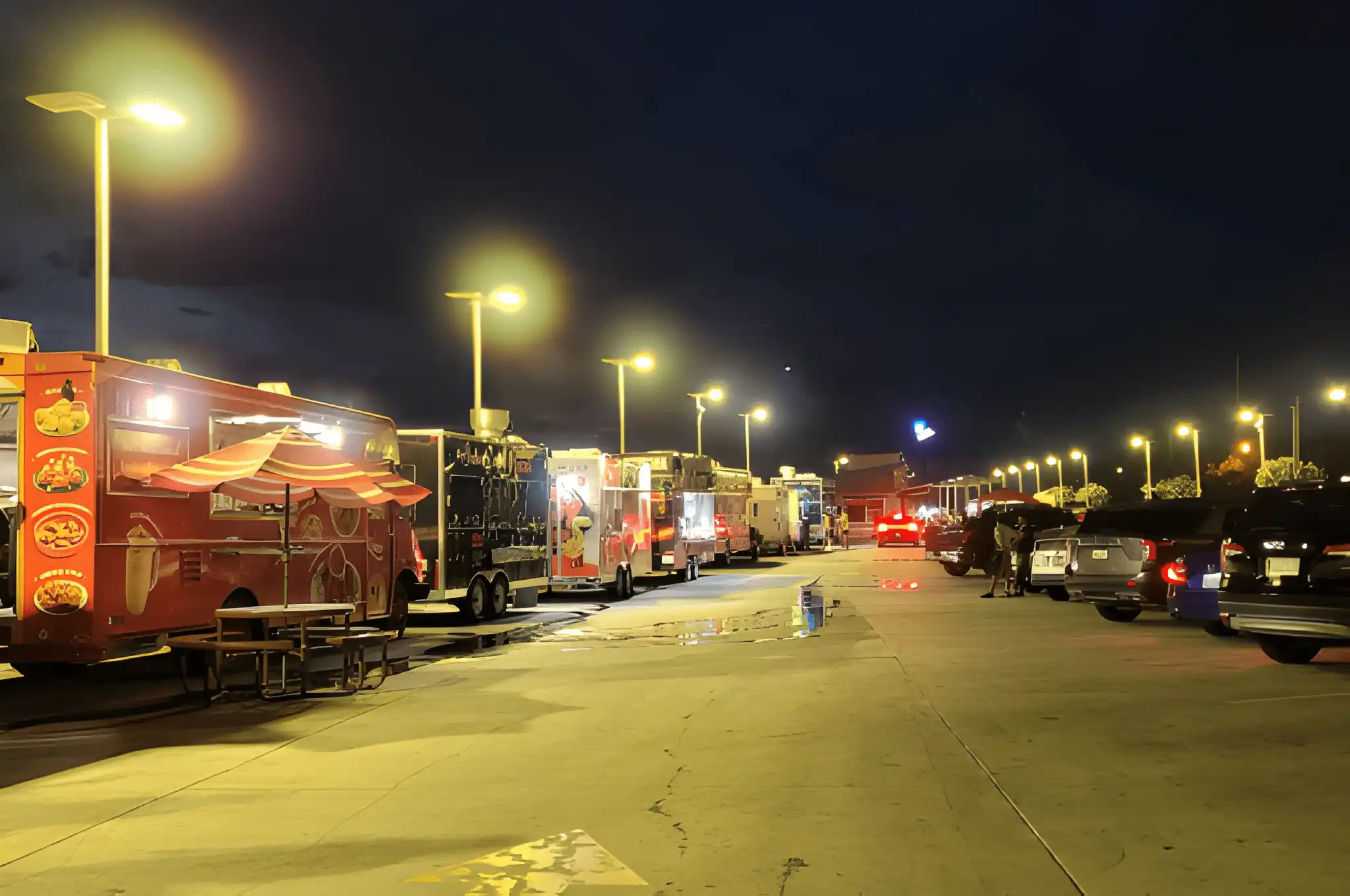 Resunga Momo & Curry food truck at night in Tracy and Lathrop, CA – Nepalese and Indian street food with Skiplyn